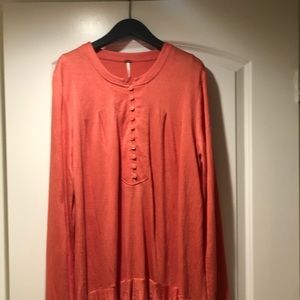 BRAND NEW Free People Coral Long Sleeve Dress